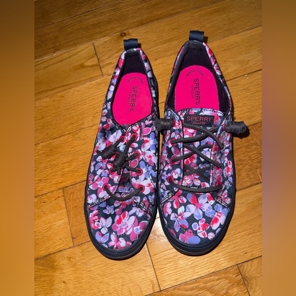 Sperry Colorful Floral Lace-Up Shoes